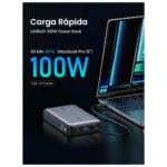 UGREEN POWER BANK 20000MAH TWO  WAY FAST CARGA RAPIDA 100W - Imagen 4