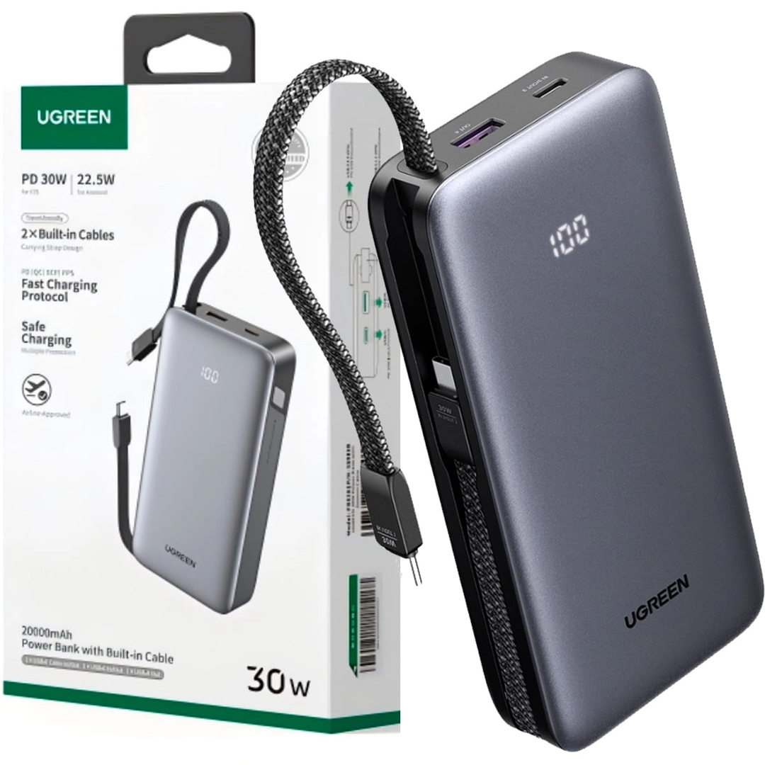 full_image-1 (3) POWER BANK DE 30 W CON 2 CABLES DE 200000MAH - Imagen 1