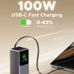 NEXODE POWER BANK 20000MAH 165W CON CABLE RETRACTIL - Imagen 2