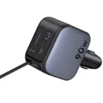 Cargador para Auto UGREEN 90W – Cable Retráctil - Imagen 4