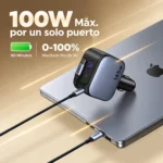 Cargador para Auto UGREEN 145W – Cable Retráctil - Imagen 3