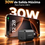 Cargador UGREEN GaN 30W USB-C – Carga Rápida - Imagen 4