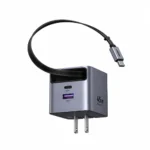 Cargador UGREEN GaN 45W – Cable USB-C Retráctil - Imagen 2
