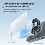 UGREEN MagFlow Power Bank 10,000mAh Qi2 25W Inalámbrico - Imagen 9