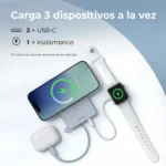 UGREEN MagFlow Power Bank 10,000mAh Qi2 25W Inalámbrico - Imagen 4