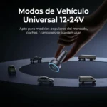 Cargador para Auto UGREEN 130W Carga Rápida – 3 Puertos - Imagen 8