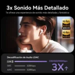 UGREEN EchoBuds Magic – Audífonos TWS ANC con Pantalla Táctil - Imagen 8