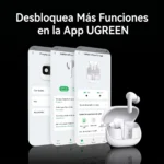 UGREEN EchoBuds Magic – Audífonos TWS ANC con Pantalla Táctil - Imagen 4