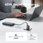 UGREEN Power Bank 20000mAh 45W con Cable USB-C Integrado - Imagen 4