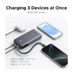 UGREEN Power Bank 20000mAh 45W con Cable USB-C Integrado - Imagen 3